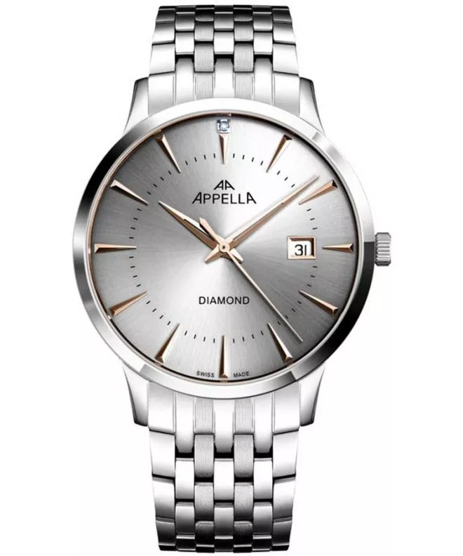 Zegarek męski Appella Classic Diamond L12003.51R7DQ