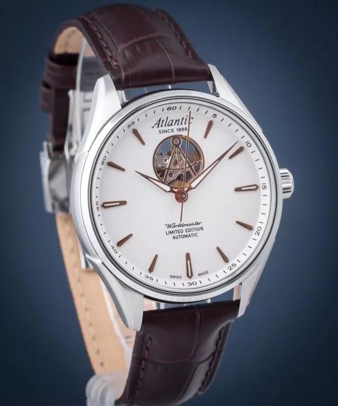 Zegarek męski Atlantic Worldmaster Open Heart Limited Edition 52780.41.21R