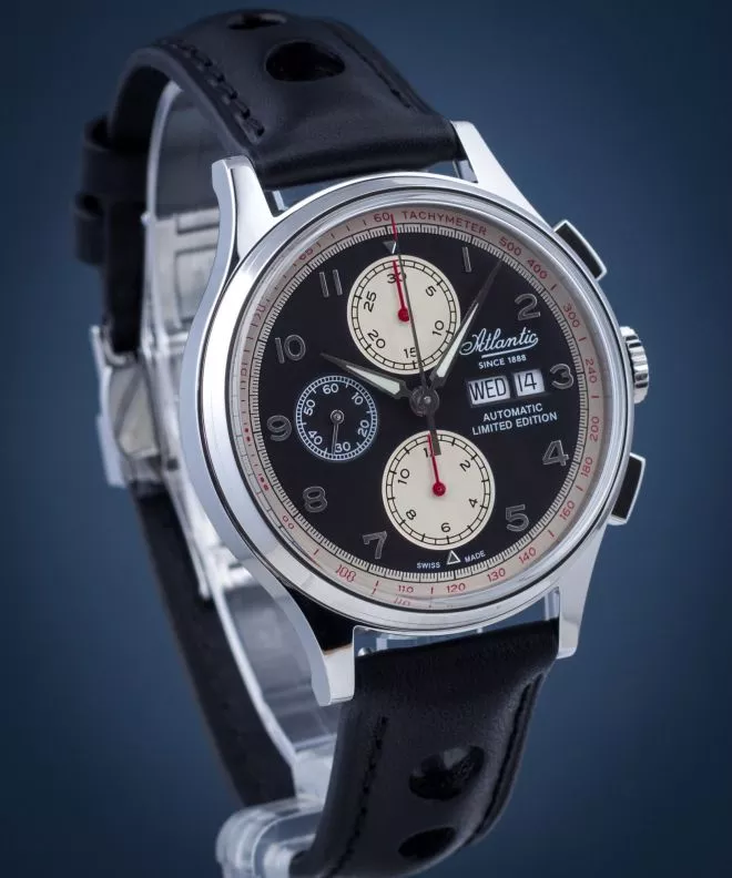 Zegarek męski Atlantic Worldmaster Chronograph Valjoux Automatic Limited Edition 55852.41.63