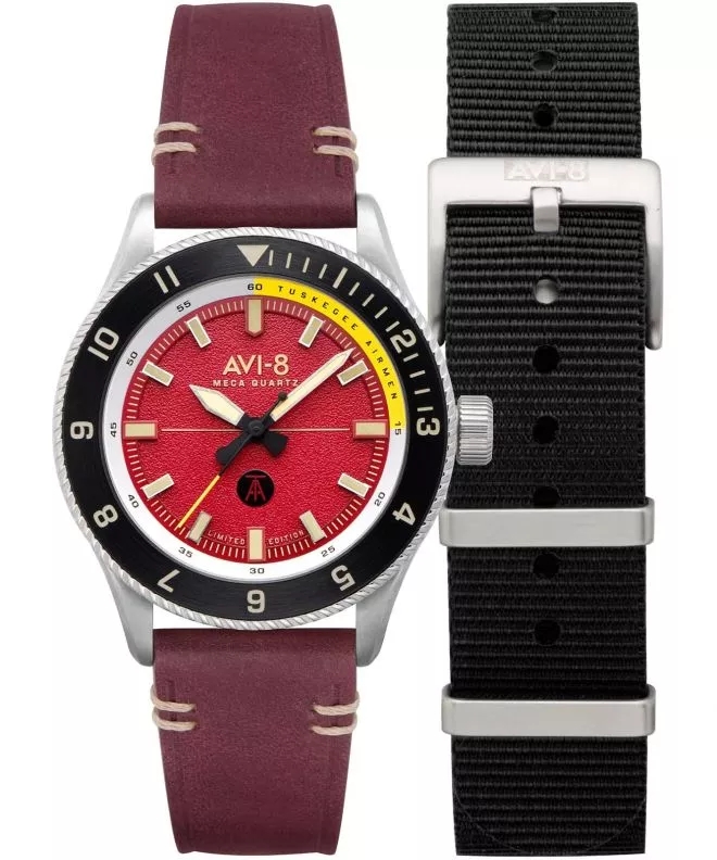 Zegarek męski AVI-8 Flyboy Tuskegee Airmen Limited Edition SET AV-4103-04