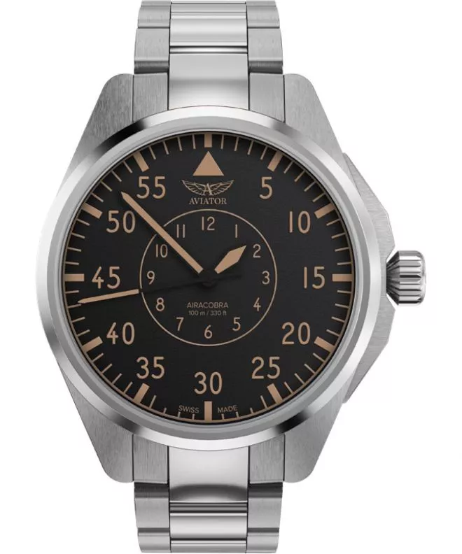 Zegarek męski Aviator Airacobra 43 Heritage Automatic V.3.39.0.340.5