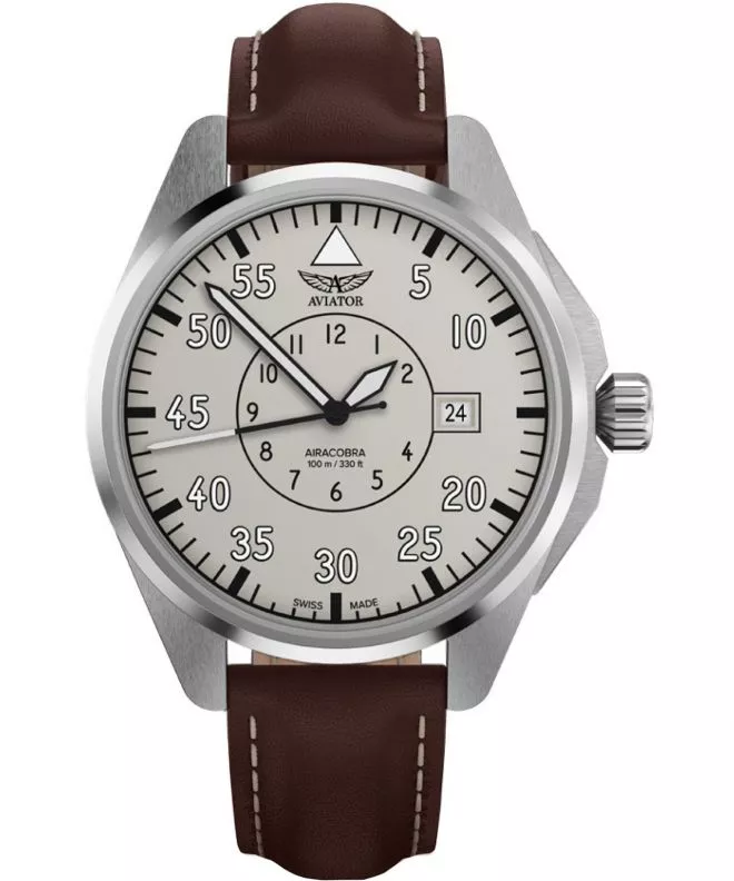 Zegarek męski Aviator Airacobra 43 Heritage Automatic V.3.39.0.342.0