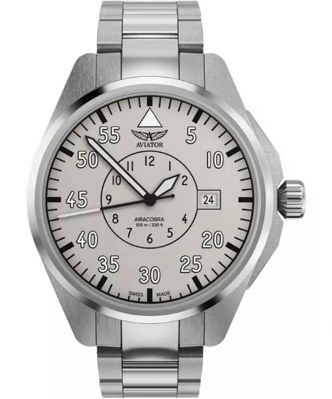 Zegarek męski Aviator Airacobra 43 Heritage Automatic V.3.39.0.342.5