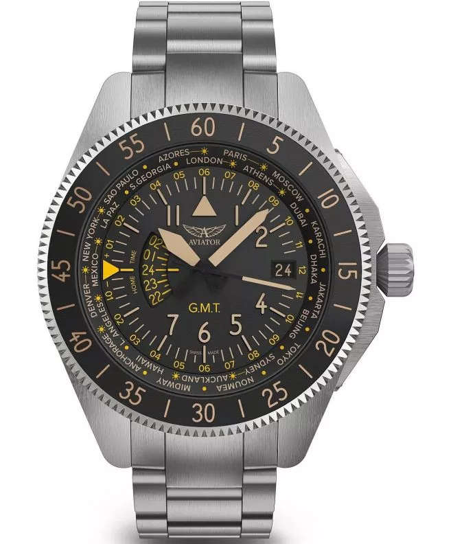 Zegarek męski Aviator Airacobra GMT V.1.37.0.303.5