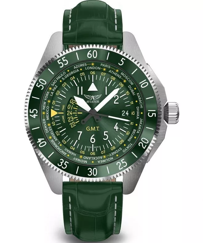 Zegarek męski Aviator Airacobra GMT V.1.37.0.309.4