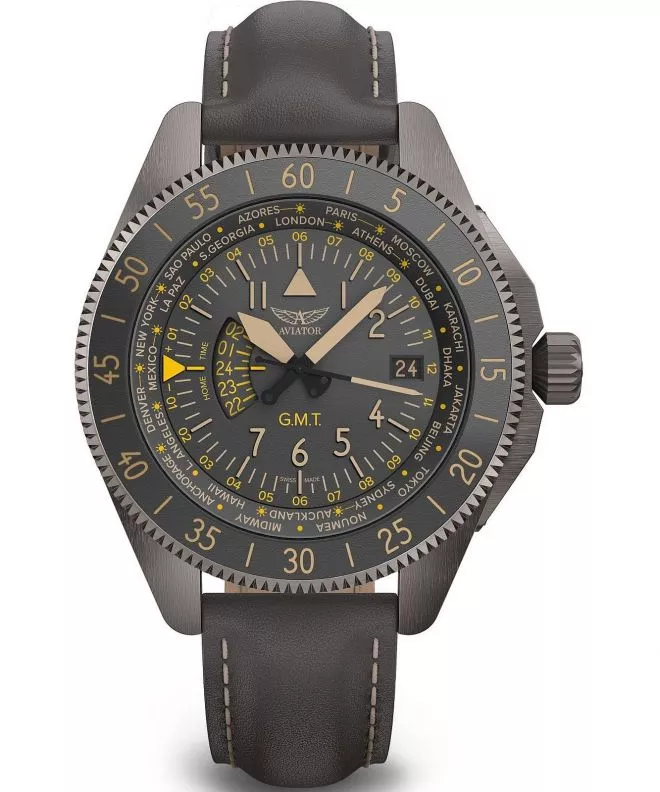 Zegarek męski Aviator Airacobra GMT V.1.37.7.305.4