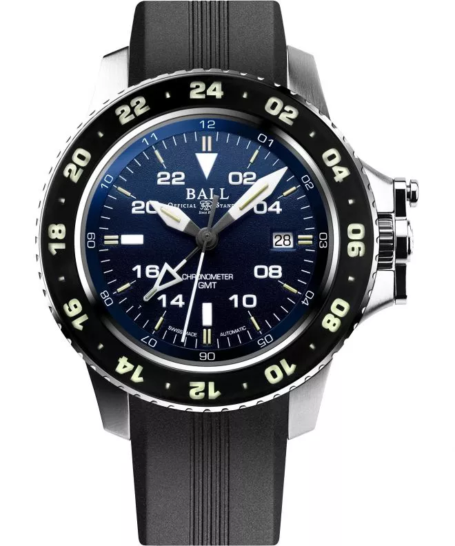 Zegarek męski Ball Engineer Hydrocarbon AeroGMT II Automatic Chronometer 									 DG2018C-PC-BE