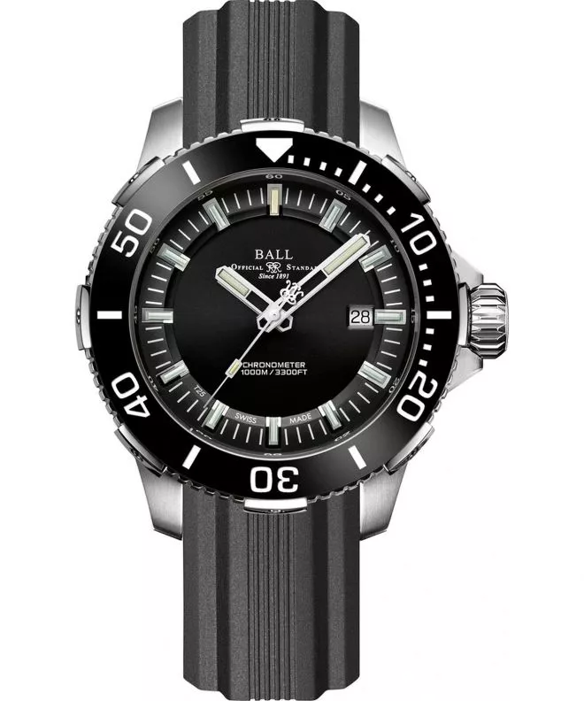 Zegarek męski Ball Engineer Hydrocarbon DeepQUEST Ceramic DM3002A-P3CJ-BK