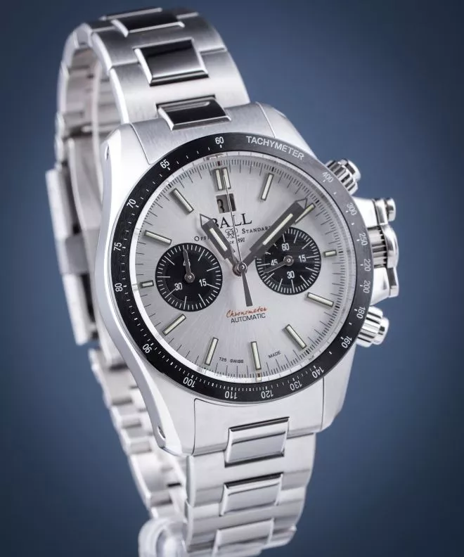 Zegarek męski Ball Engineer Hydrocarbon Racer Chronograph Automatic Chronometer CM2198C-S1CJ-SL