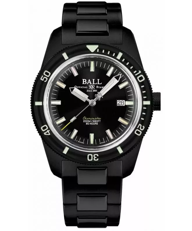 Zegarek męski Ball Engineer II Skindiver Heritage Manufacture Chronometer Limited Edition DD3208B-S2C-BKR