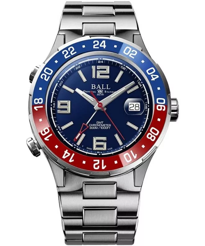 Zegarek męski Ball Roadmaster Pilot GMT Chronometer Limited Edition DG3038A-S2C-BE