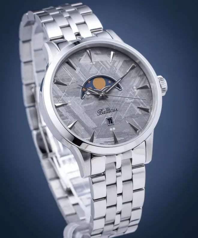 Zegarek męski Balticus Fazy Księżyca Meteoryt Limited Edition FZ-M