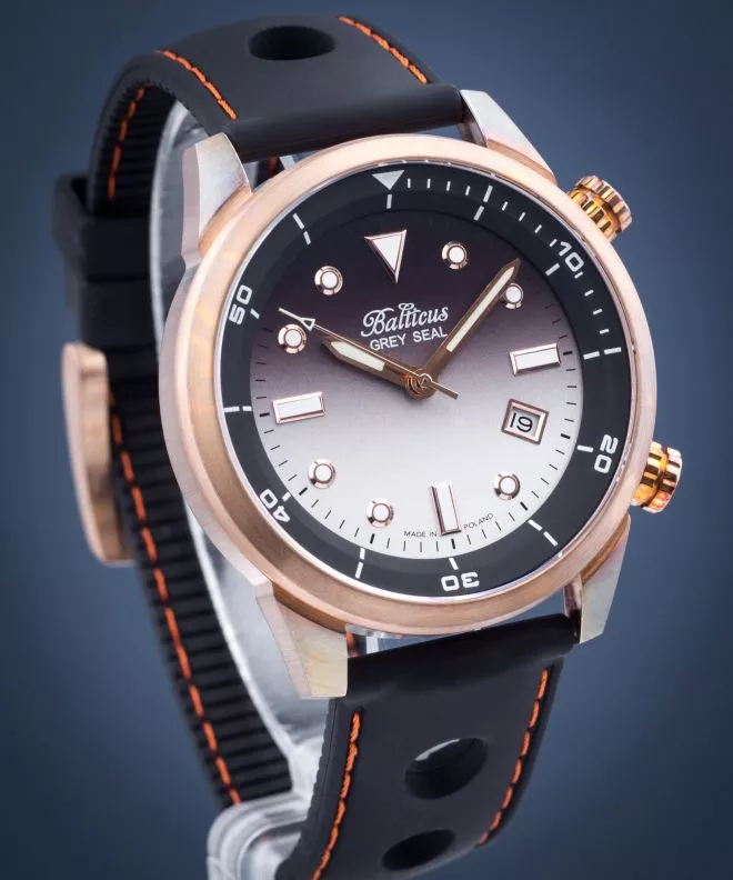 Zegarek męski Balticus Grey Seal Bronze Automatic Limited Edition 					 GS-A-B