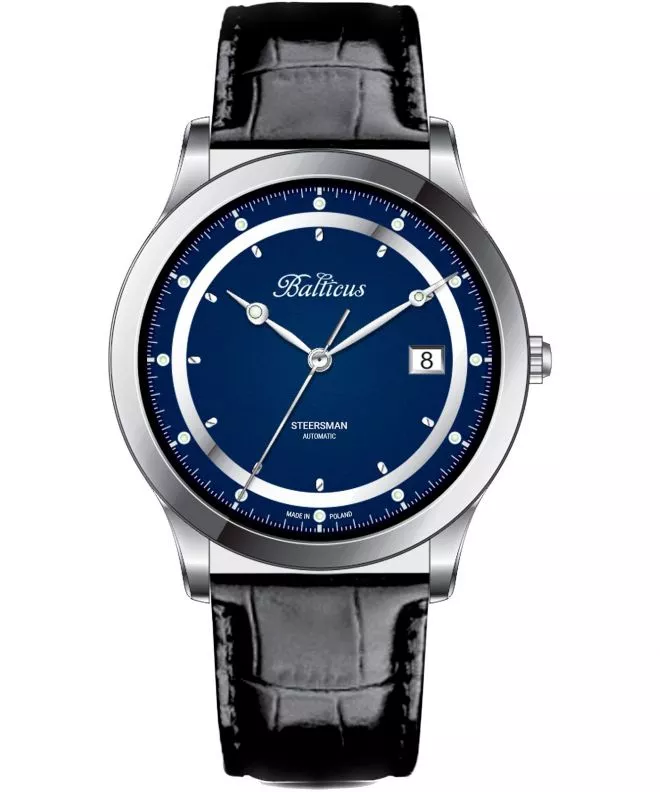 Zegarek męski Balticus Steersman Automatic Limited Edition BALSTSBLUS