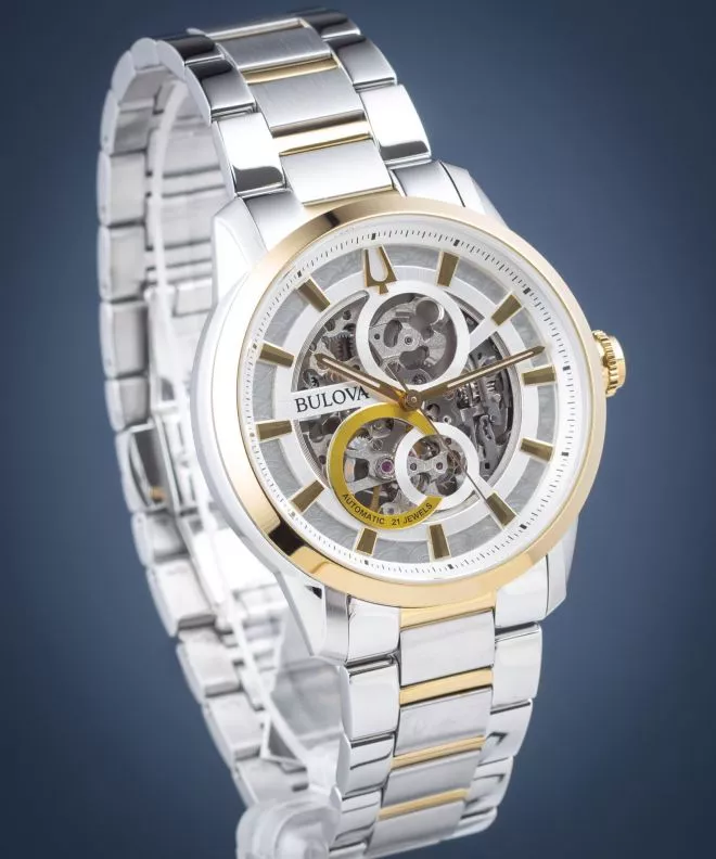 Zegarek męski Bulova Classic Skeleton Automatic 98A214