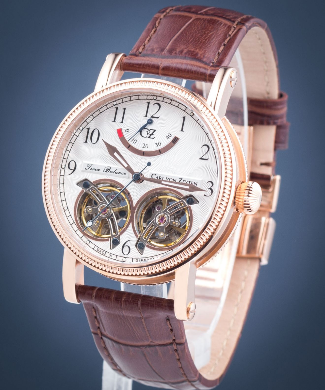 Zegarek męski Carl von Zeyten Bernau Twin Balance Automatic