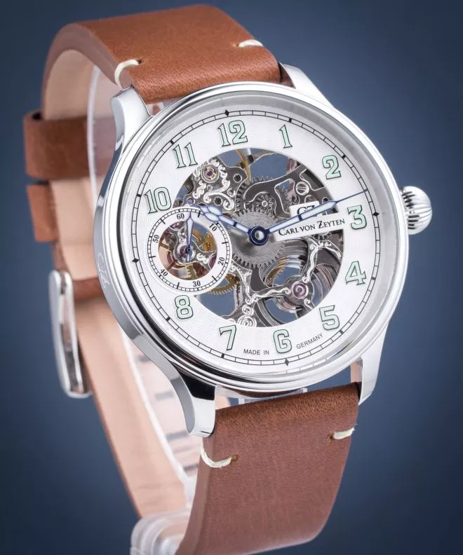 Zegarek męski Carl von Zeyten Lahr Skeleton Automatic CVZ0021WH