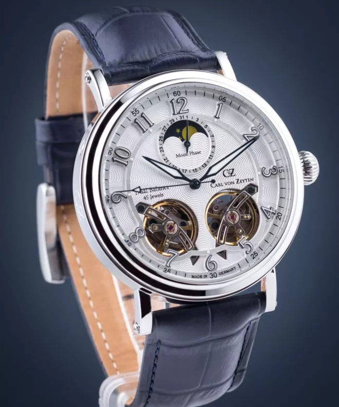 Zegarek męski Carl von Zeyten Murg Twin Balance Automatic CVZ0054SL