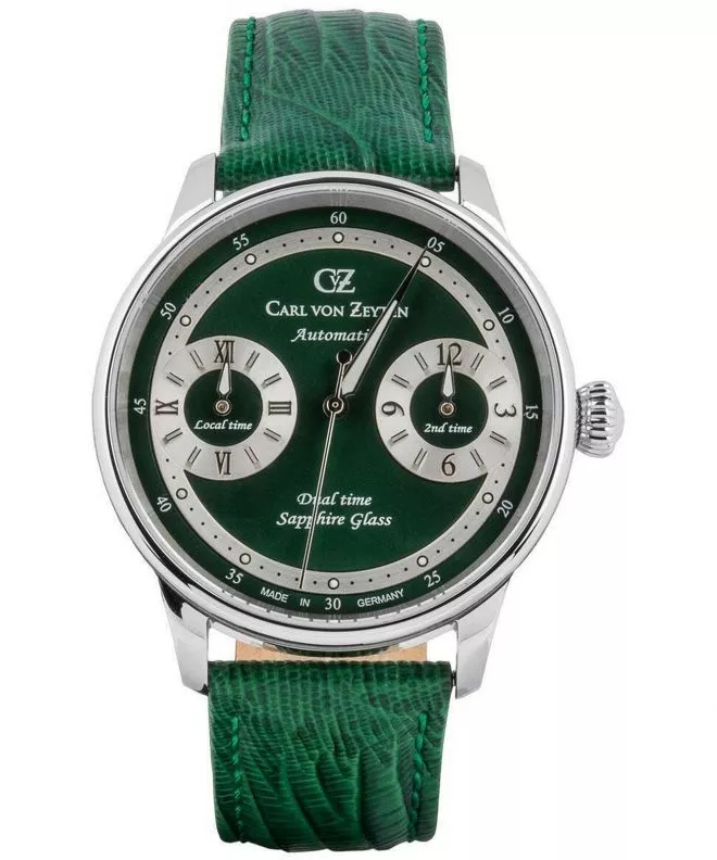Zegarek męski Carl von Zeyten Schönmünzach Automatic Dual Time CVZ0086GRS