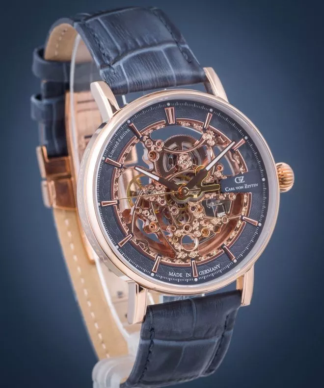 Zegarek męski Carl von Zeyten Weitenau Skeleton Limited Edition CVZ0078RBLS