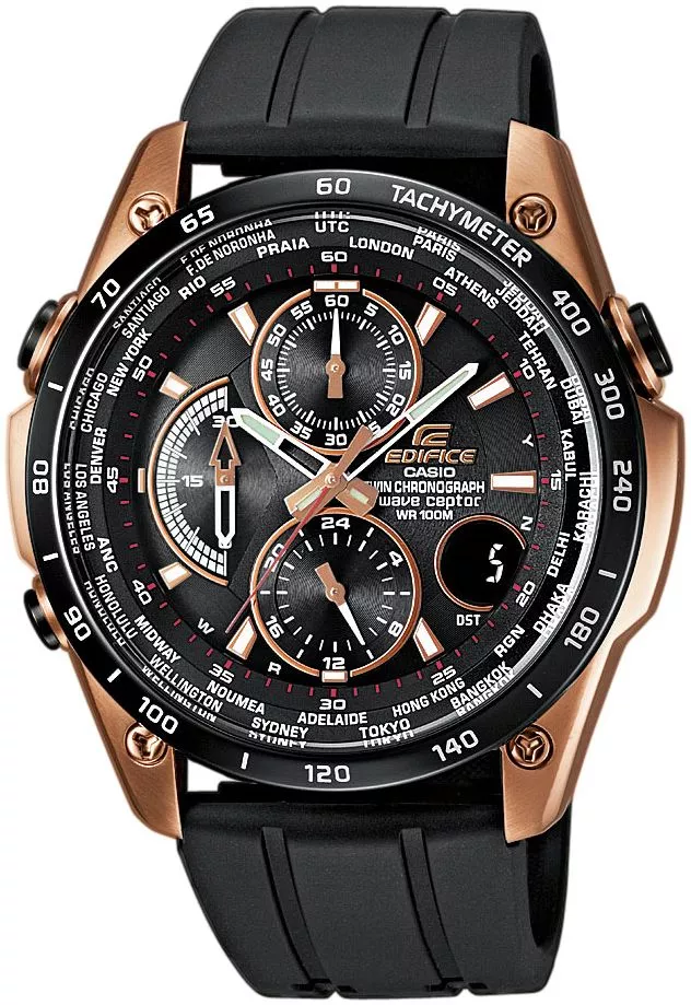Zegarek męski Casio EDIFICE Waveceptor EQW-500BE-1AVER
