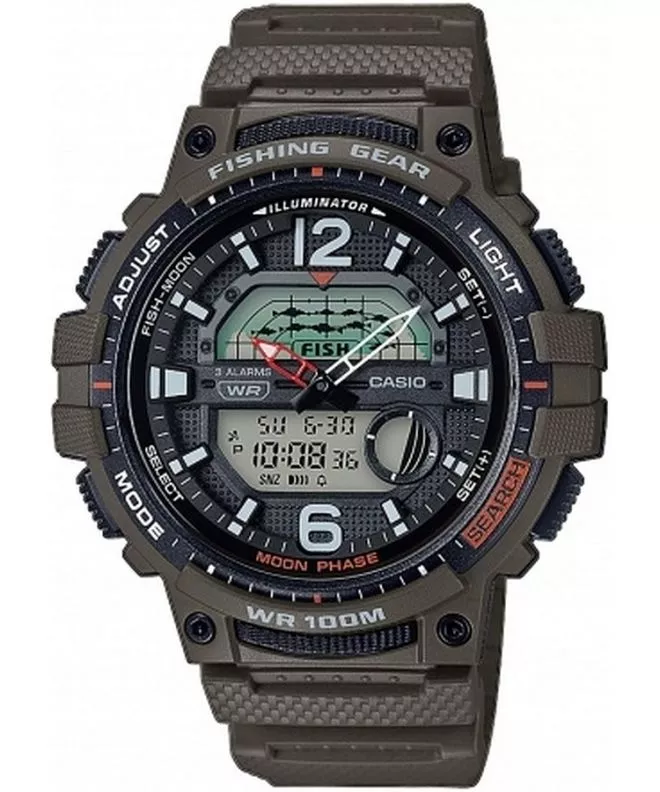 Zegarek męski Casio Sport Fishing Gear Combi WSC-1250H-3AVEF