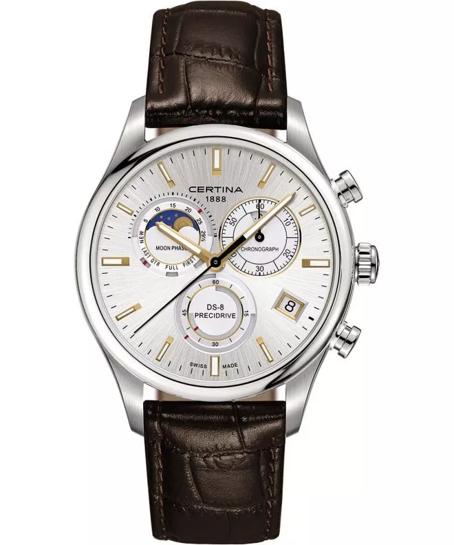 Zegarek męski Certina DS-8 Chronograph Moon Phase C033.450.16.031.00 (C0334501603100)
