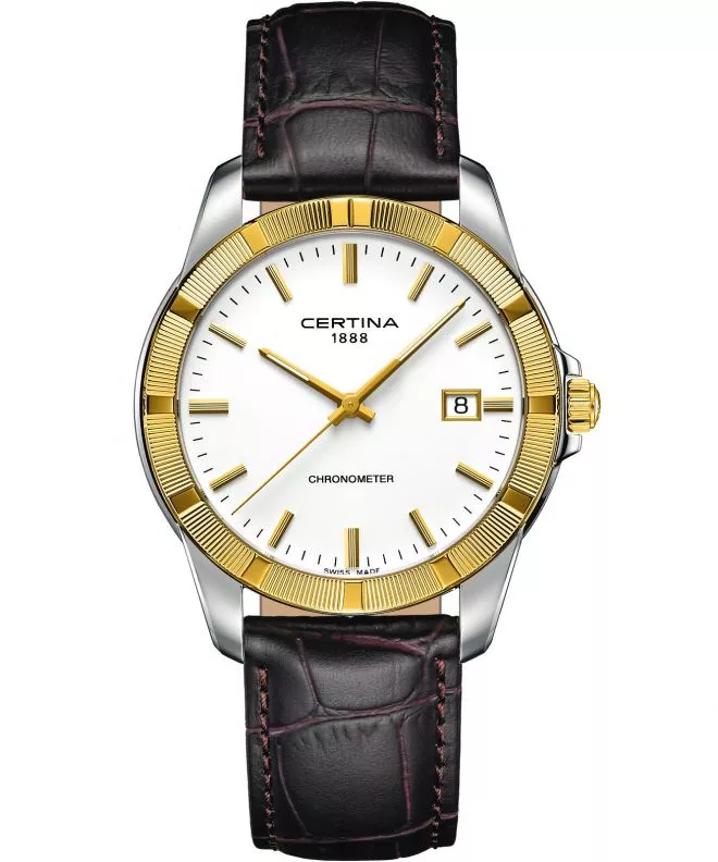 Zegarek męski Certina DS Jubile Gent Gold C902.451.46.011.00 (C9024514601100)