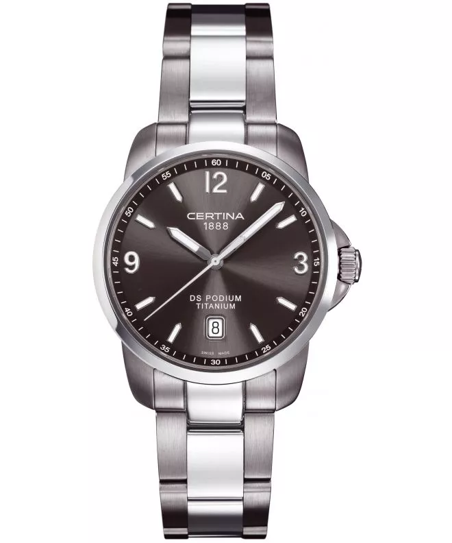 Zegarek męski Certina Ds Podium Titanium C001.410.44.087.00 (C0014104408700)