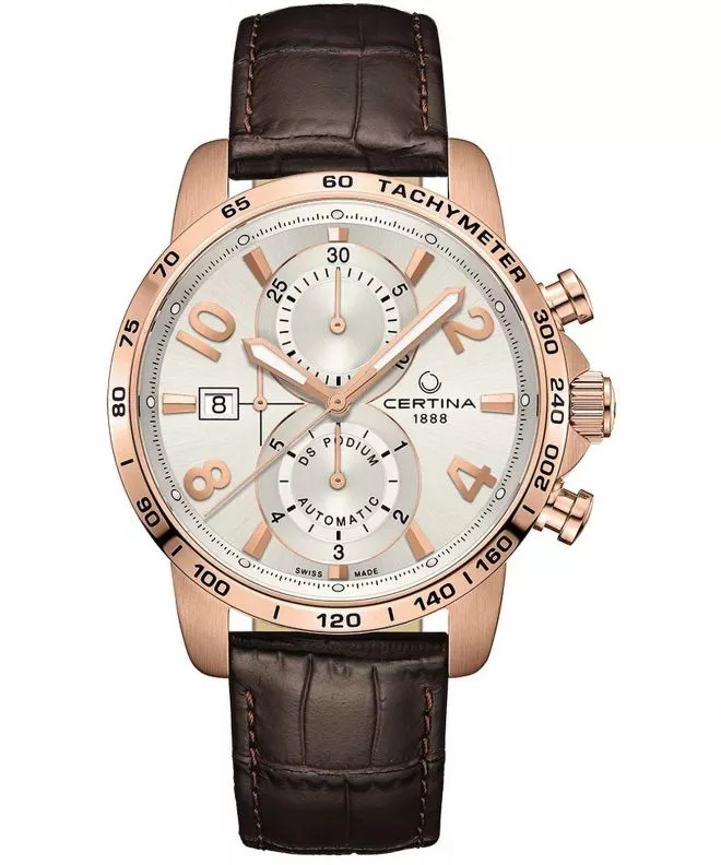 Zegarek męski Certina Sport DS Podium Chrono Automatic C034.427.36.037.00 (C0344273603700)