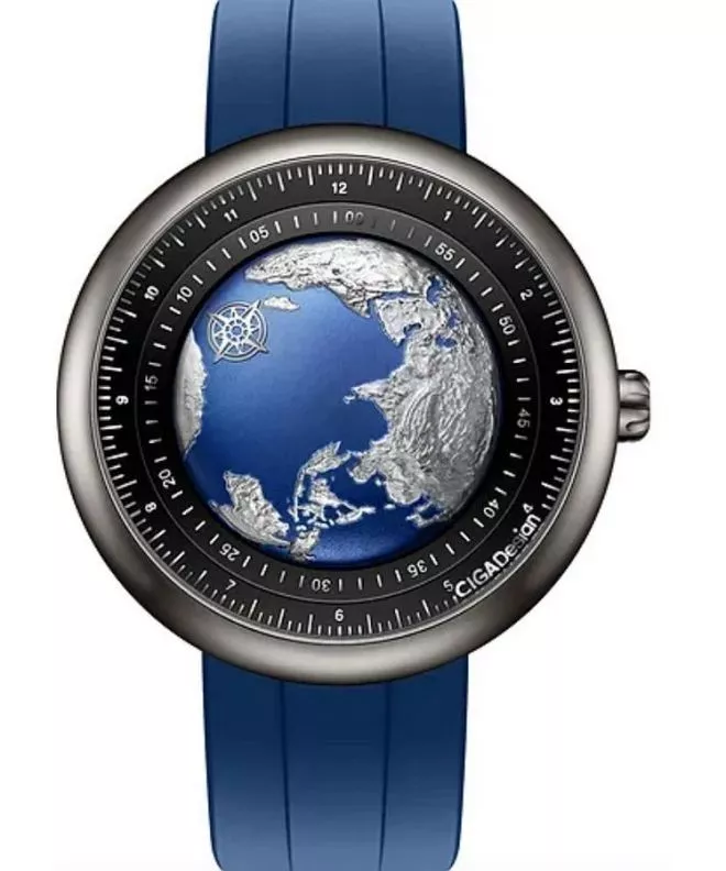 Zegarek męski Ciga Design U Series Blue Planet Automatic U031-TU02-W6U (U031-TU04-W6U)