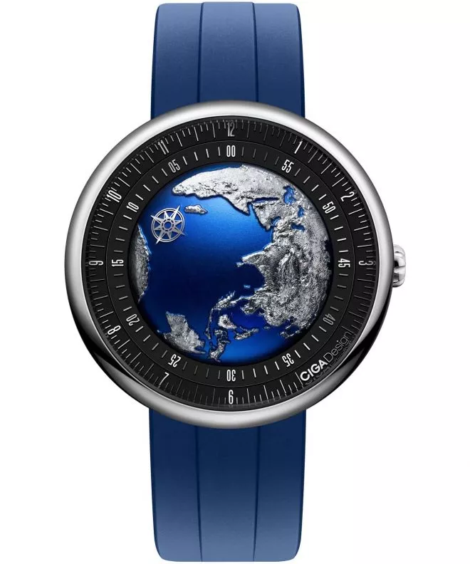 Zegarek męski Ciga Design U Series Blue Planet II Automatic GPHG 2021 U038-SU01-6U