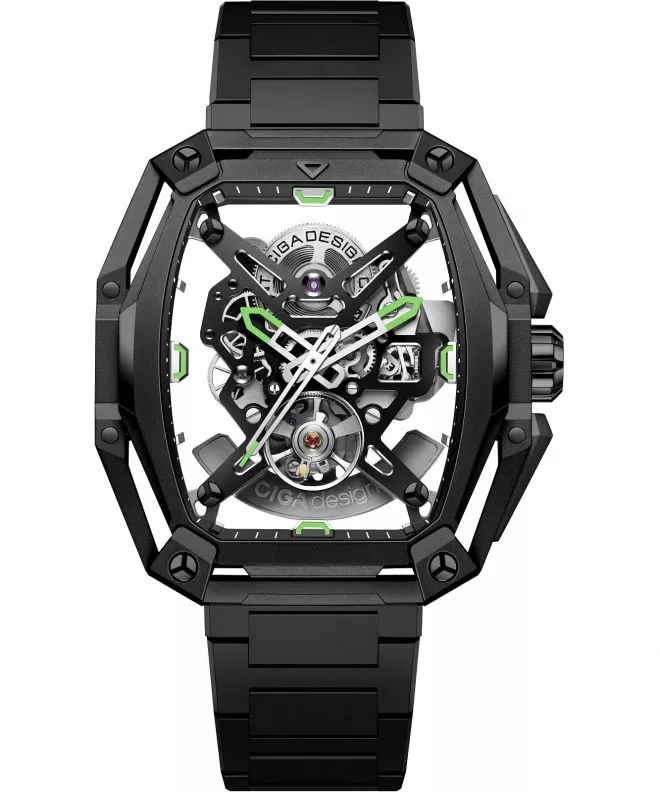 Zegarek męski Ciga Design Z Series Hunter Skeleton Automatic Z035-BB01-W1B