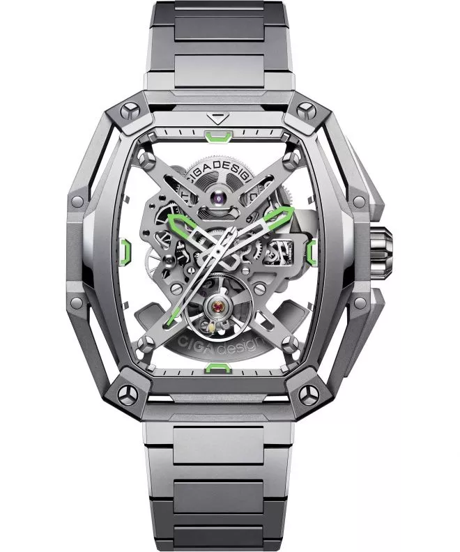 Zegarek męski Ciga Design Z Series Hunter Skeleton Automatic Z035-SS01-W1S