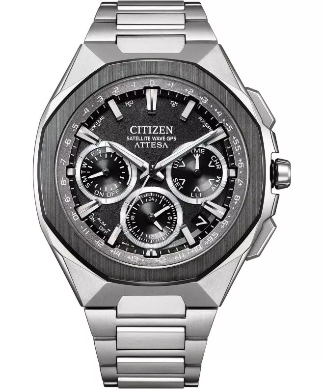 Zegarek męski Citizen Attesa Satellite Wave Gps Spaceship Solar CC4104-53E