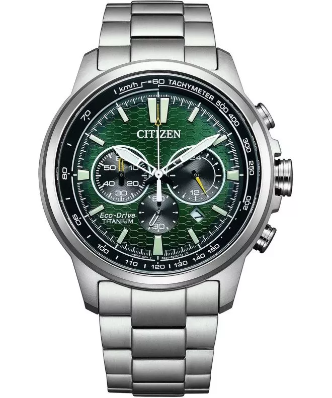 Zegarek Męski Citizen Eco-Drive Super Titanium Motor Chronograph CA4570-88X