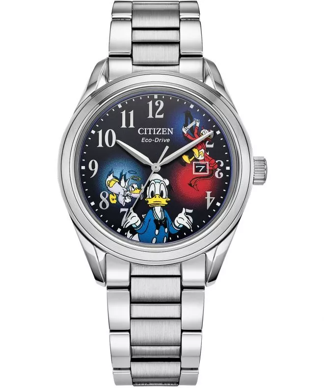 Zegarek męski Citizen Feisty Donald Duck Solar 90th Anniversary Limited Edition AW1691-66W