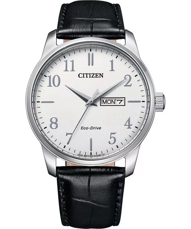 Zegarek męski Citizen Leather Eco-Drive BM8550-14AC (BM8550-14AE)