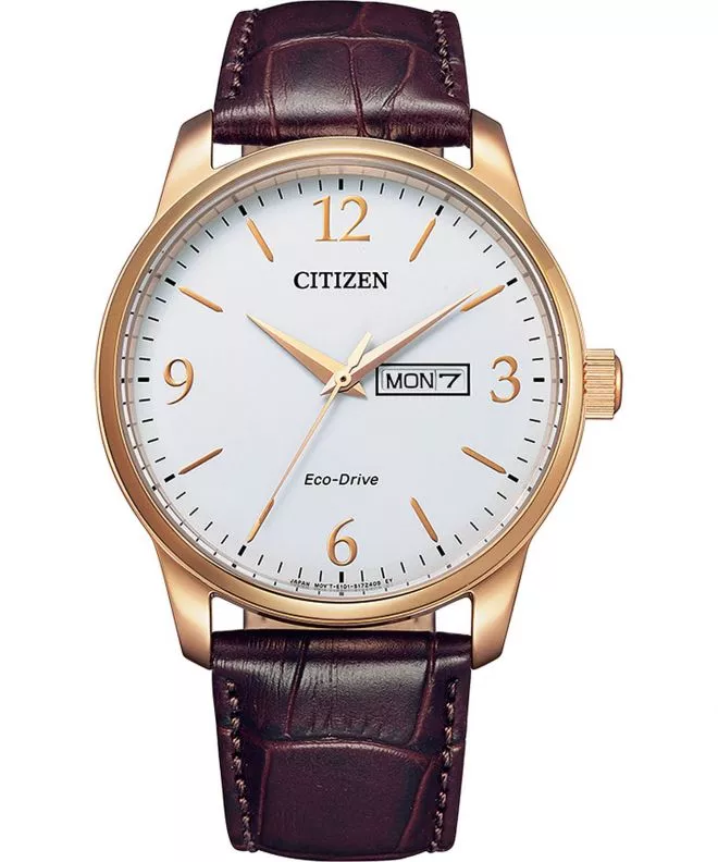 Zegarek męski Citizen Leather Eco-Drive BM8553-16AC (BM8553-16AE)