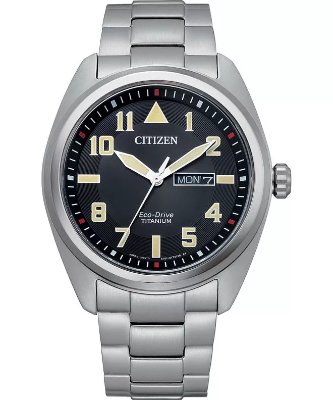 Zegarek męski Citizen Military Super Titanium BM8560-88EC (BM8560-88EE)