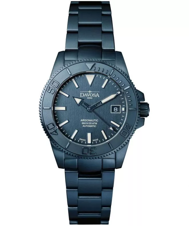 Zegarek męski Davosa Argonautic 39 Monochrome  Automatic Limited Edition 161.540.40