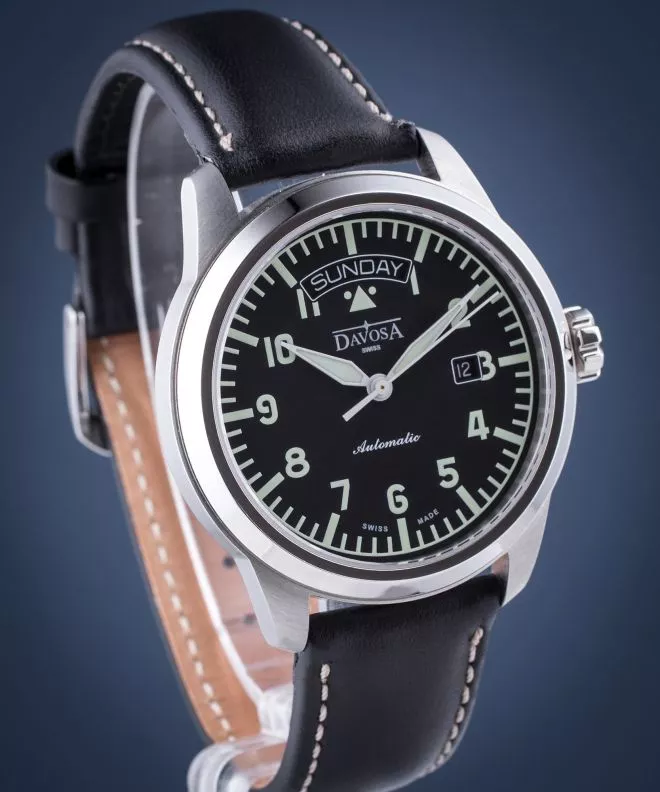 Zegarek męski Davosa Newton Pilot Day-Date Automatic 161.431.56