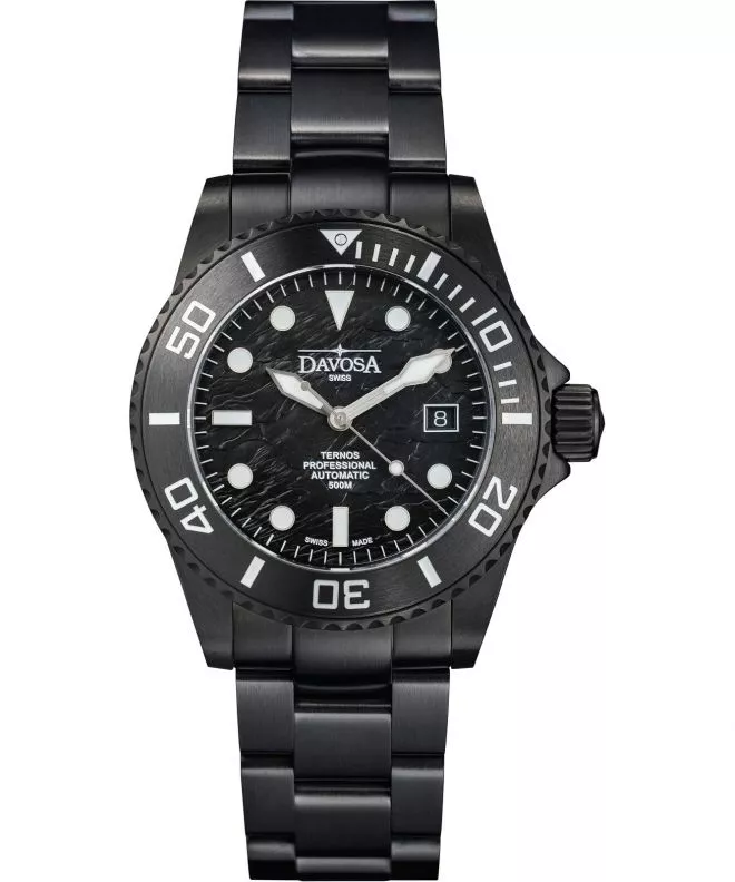 Zegarek męski Davosa Ternos Professional Black Rock Automatic Limited Edition 161.583.20