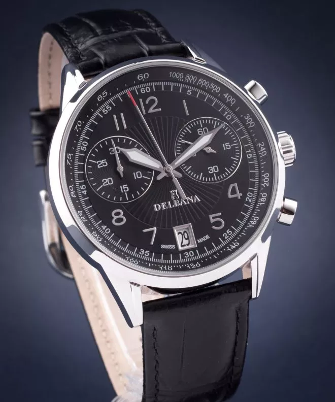 Zegarek męski Delbana Retro Chronograph 41601.672.6.034