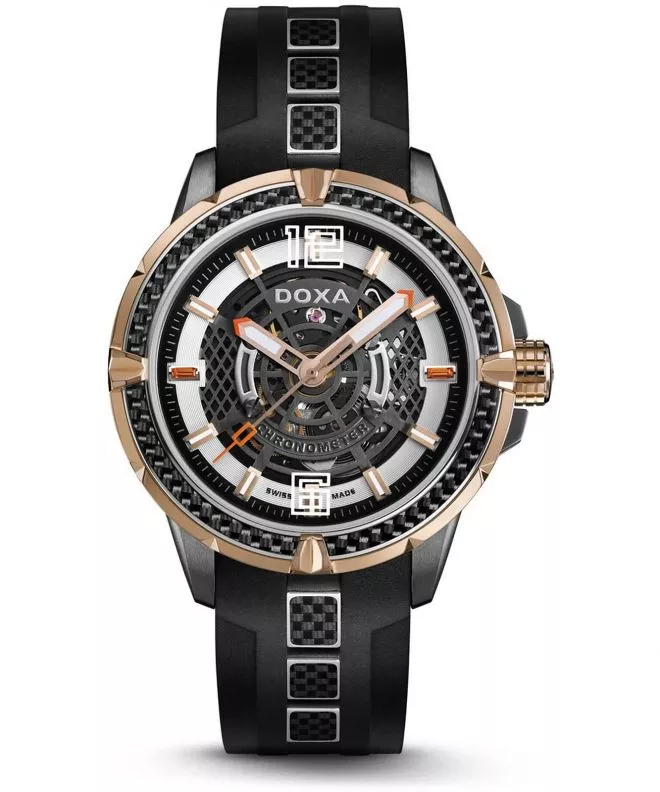 Zegarek męski Doxa Trofeo TC Skeleton Titanium Automatic Chronometer Limited Edition D192RBO