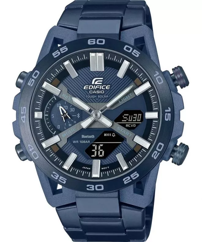 Zegarek męski Casio EDIFICE Bluetooth Solar ECB-2000CB-2AEF