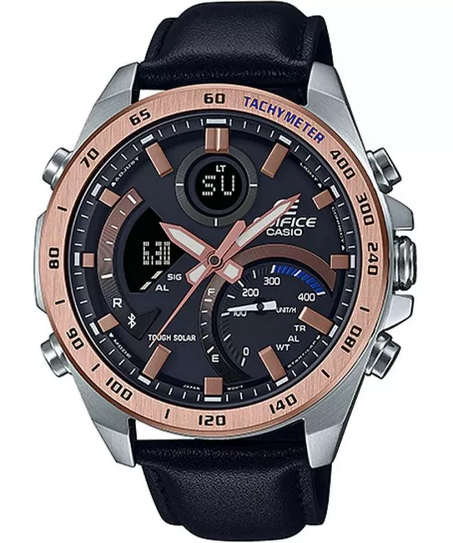 Zegarek męski Casio EDIFICE Premium Bluetooth Sync Tough Solar ECB-900GL-1BER