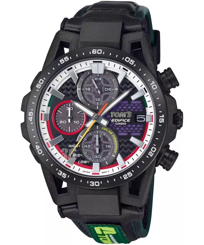 Zegarek męski Casio EDIFICE Premium Chronograph Solar 50th Anniversary Limited Edition EFS-S641TMS-1AER
