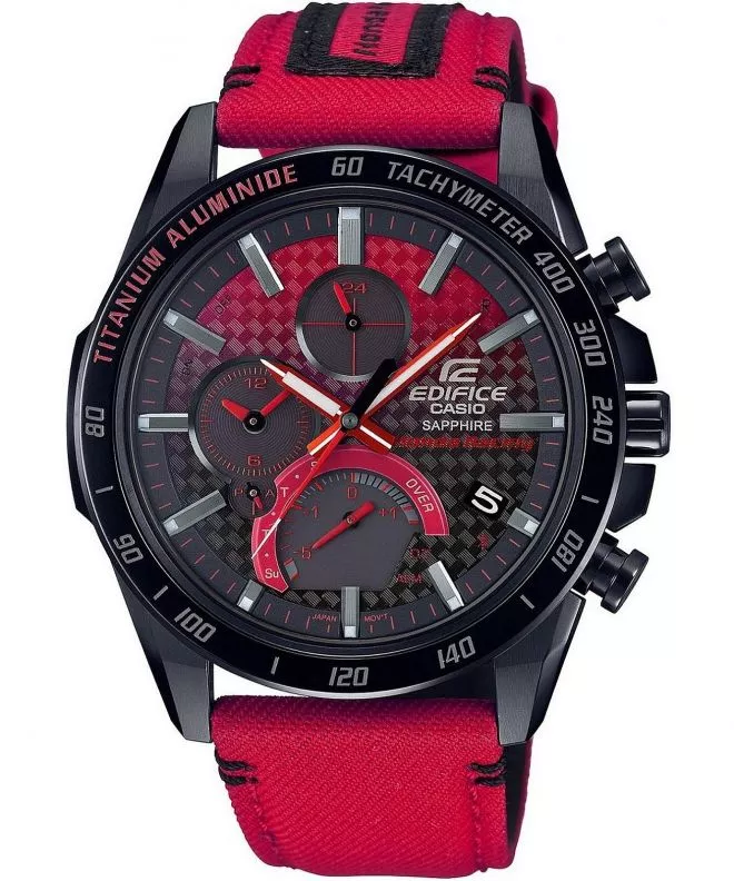 Zegarek męski Casio Edifice Premium Honda Racing Bluetooth Sync Tough Solar Limited EQB-1000HRS-1AER