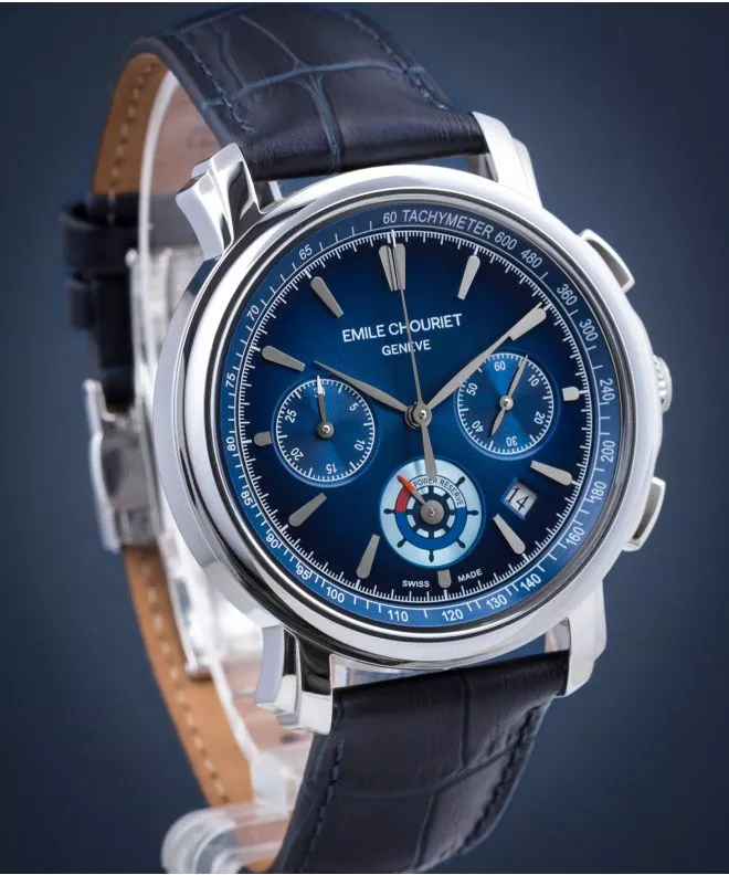 Zegarek męski Emile Chouriet Lac Leman Chronograph 16.1168.G42.6.8.98.2